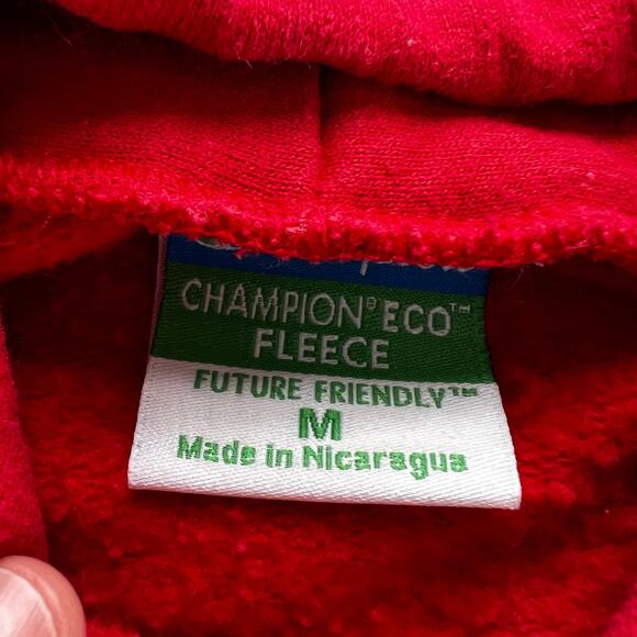 Champion Eco Cayuga Community College Hooded Sweatshirt size Medium - Picture 6 of 7